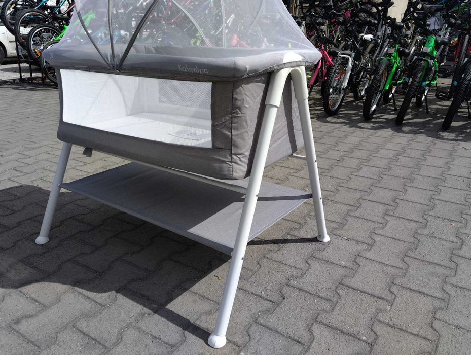 MONI Бебешко легло KALINIHTA сив