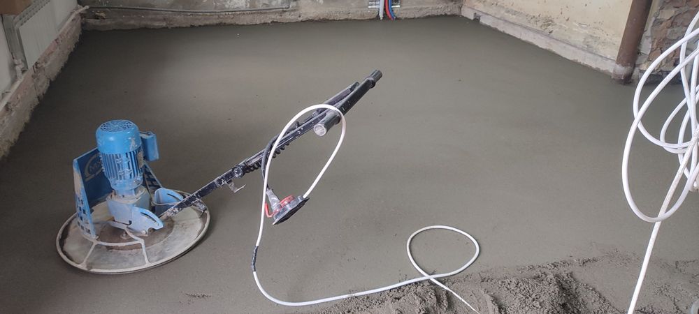 Полусухой стяжка пола