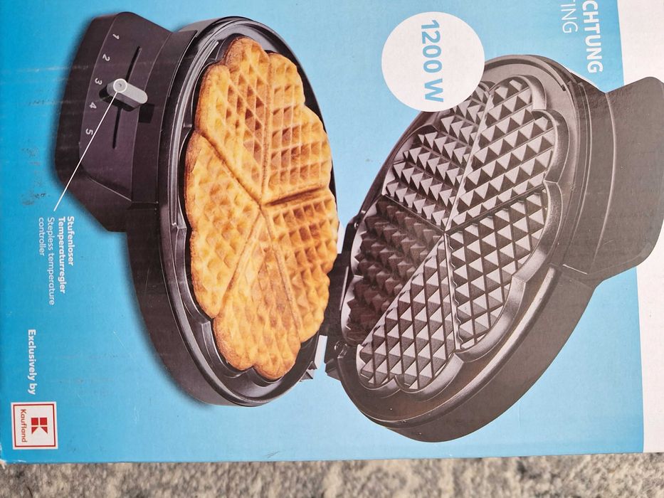 Aparat electric pentru facut 5 vafe putere 1200 W, Model SWITCH ON