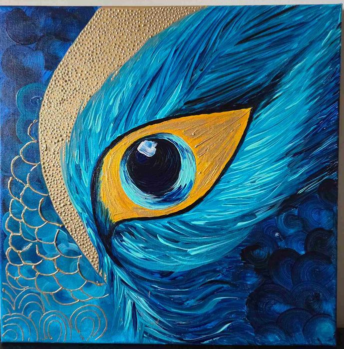 Картина рисувана с акрилни бои