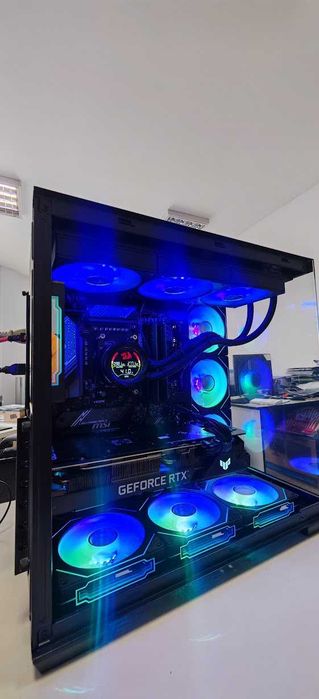 Мощен Геймърски Компютър Ryzen 5 7500X3D/32Gb DDR5/1TB SSD Corsair/Asus TUF RTX 3070TI/WIFI & BT/Гаранция
