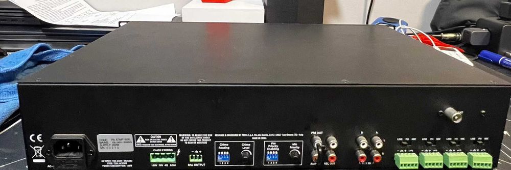 PROEL MEDIAPLAYER + MIXER ATMP160XL *Krom Amanet Margeanului *