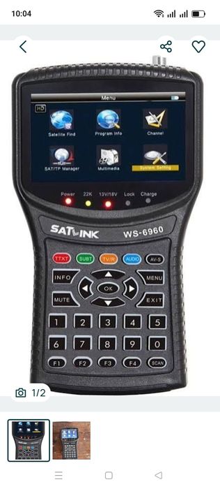 Vand satfinder SATLINK WS-6960 aparat reglat antena satelit HD