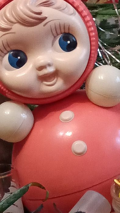 Игрушка СССР неваляшка 50 см высота крупная