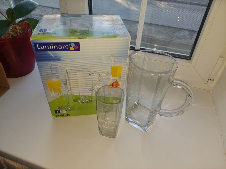 Набор luminarc стаканы и графин