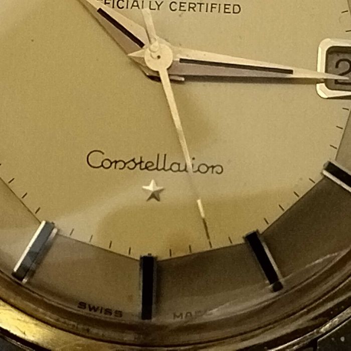Ω OMEGA Constellation vintage,Gold 18k,Dog leg,Pie Pan,рядък,перфектен