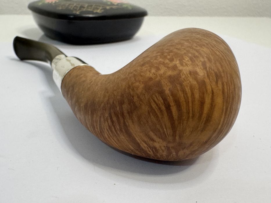 Pipa Loewe & Co London, inele argint. Rara L&Co