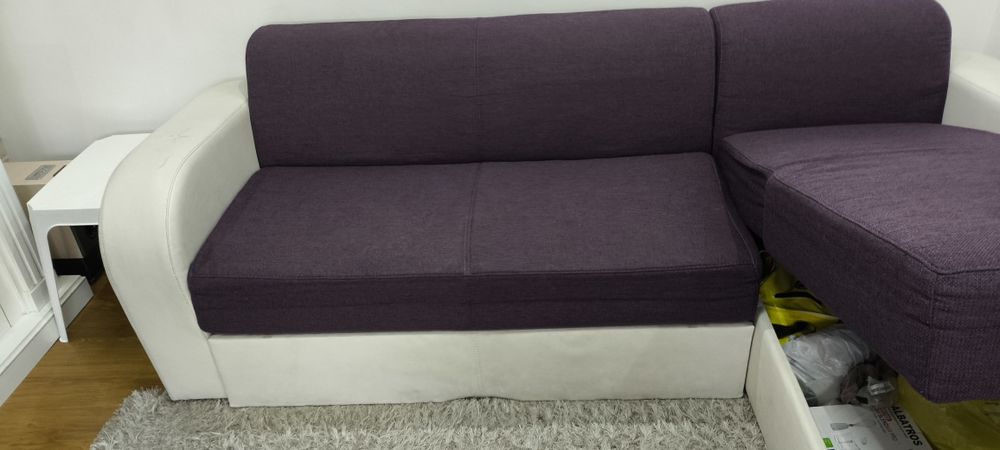 Colțar stofă stare bună