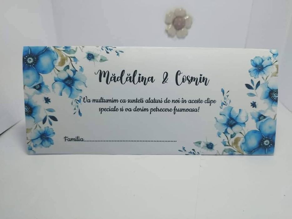 Invitații evenimente / invitații botez / invitații nunta / plicuri bani / marturii magnetice botez - LA COMANDA