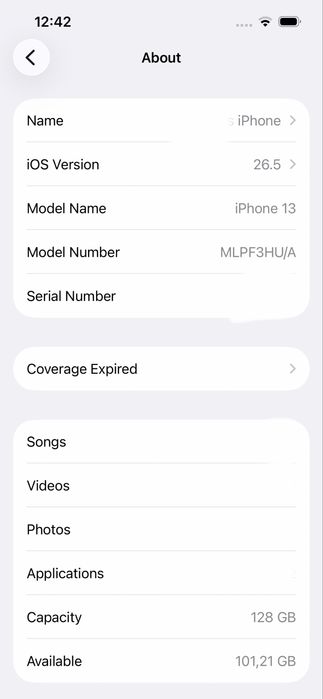 iPhone 13 Midnight, 128 GB