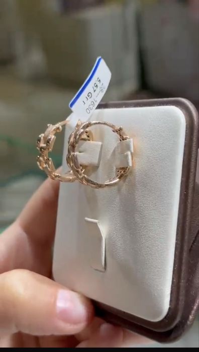 Серьги 585 пробы 5,64 гр НОВЫЕ