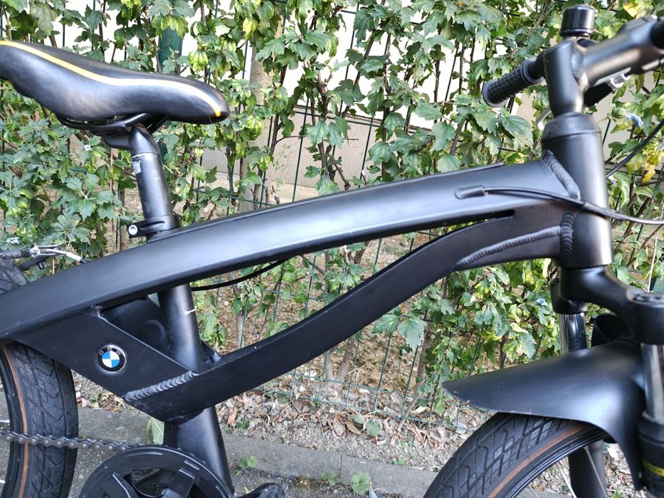 Bicicleta copii BMW Junior 20 zoll 6-9 ani negru mat