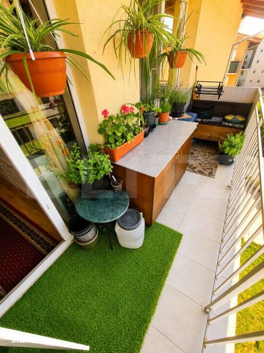 Apartament decomandat, mobilat si utilat, 32,5 mp utili, balcon