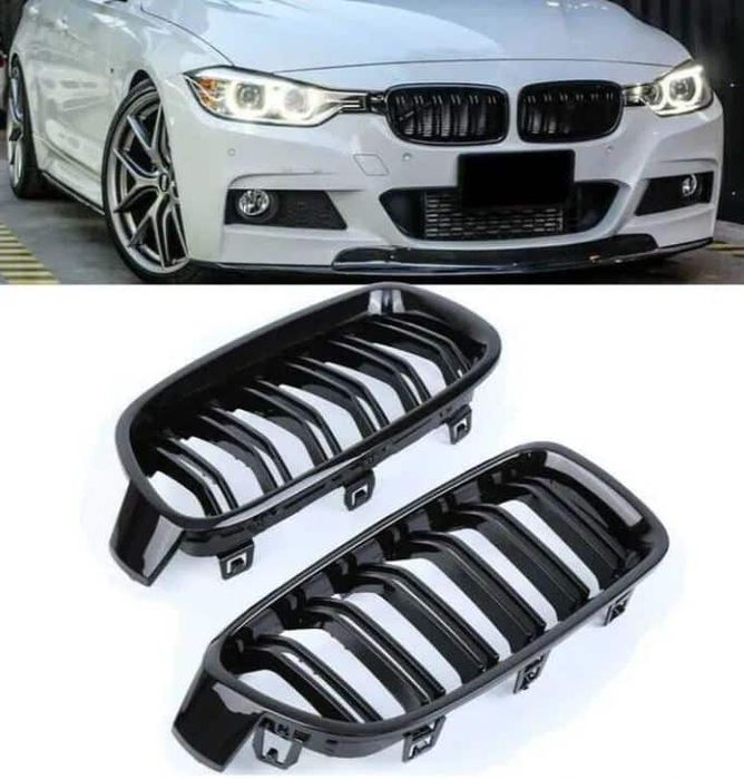 SET Grile Nari Duble M Design Compatibile cu : Bmw seria 3 F30/F31