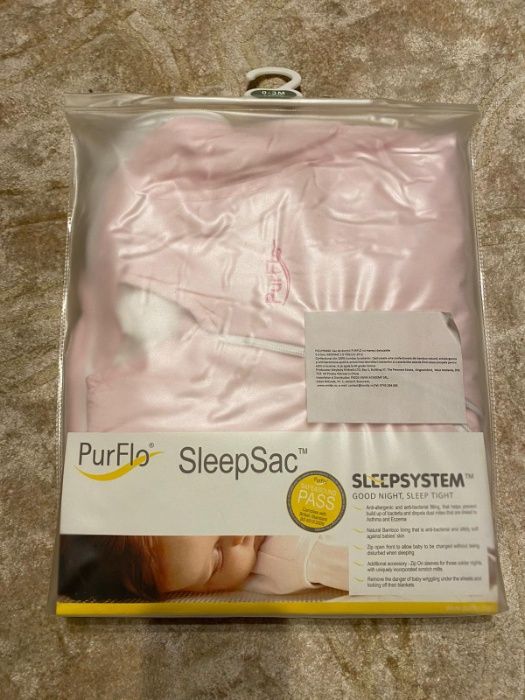 Sac de dormit PurFlo 0-3 luni bumbac 1.0 Tog