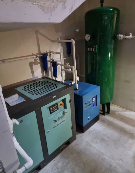 Vintovoy havo kompressor Saab винтовой воздушный компрессор  7.5kw 10B