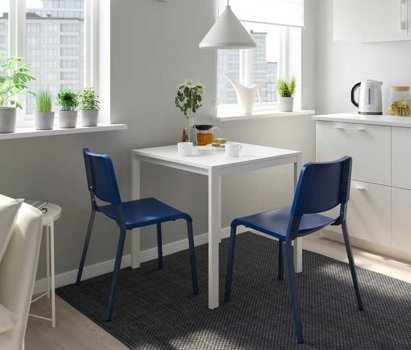 Doua scaune TEODORES, albastru IKEA
