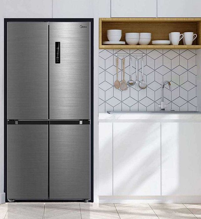 Большой холодильник MIDEA MDRM691MIE46 (стальной) на 530 л / Доставка