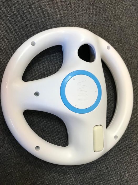 Volan plastic Alb, Nintendo Kart, original, stare perfecta.