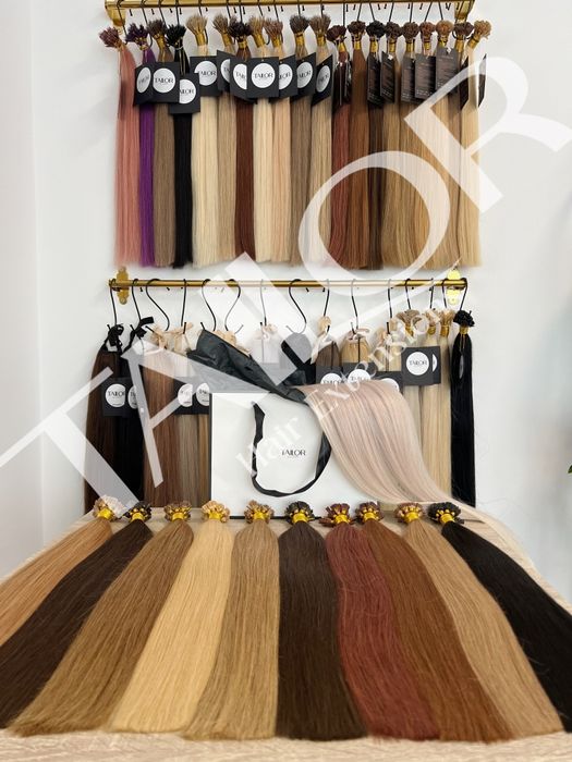 Montaj extensii de par natural