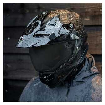 Каска Scorpion ADF-9000 CARBON AIR SOLID Black нов модел висок клас