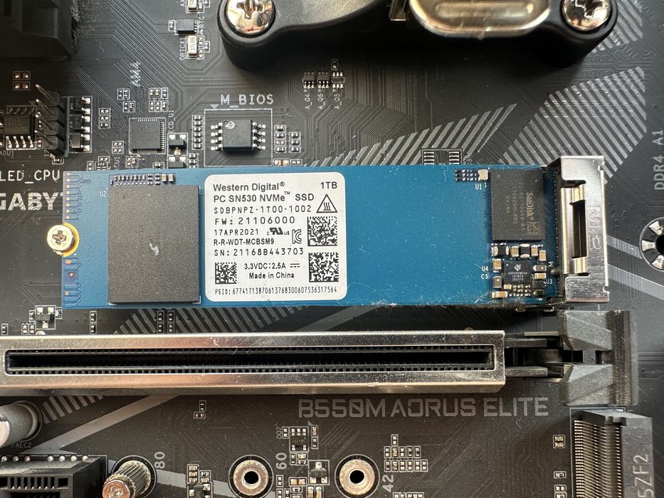 SSD 1TB NVMe M.2 Western Digital