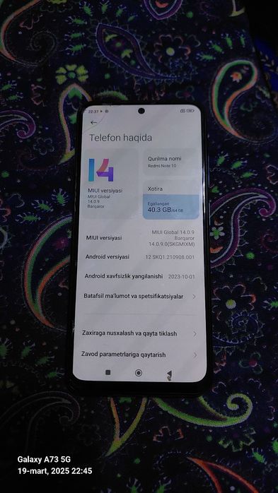 Redmi Note 10, 4/64 kafolat