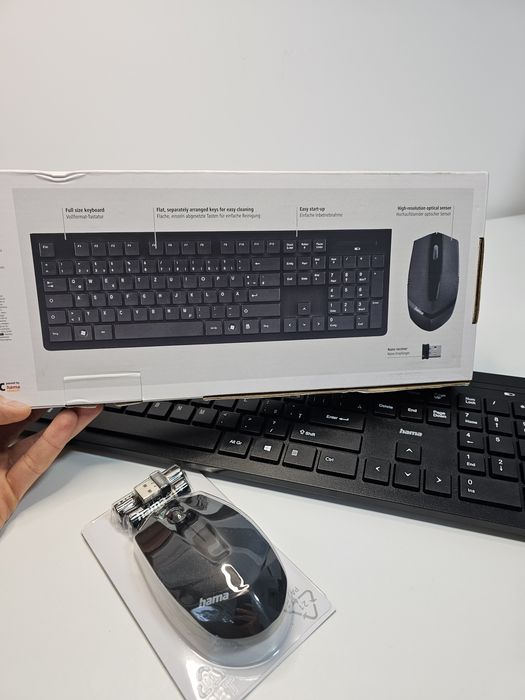 Kit Tastatura + Mouse Wireless Hama - Noi