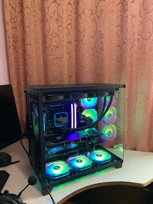 Carcasa FishTank Gaming 1stPlayer MV8-TP RGB