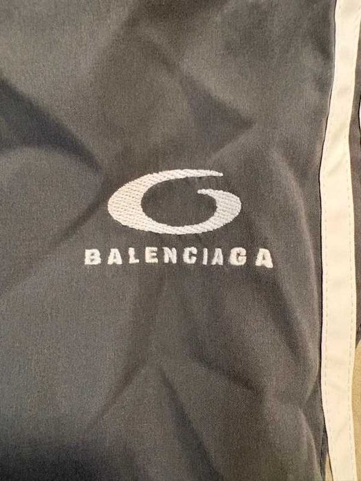 Balenciaga AW24 Double Waist Baggy Trackpants Gray