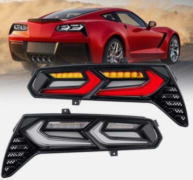 Комплект тунинг стопове с жълт мигач Corvette C7