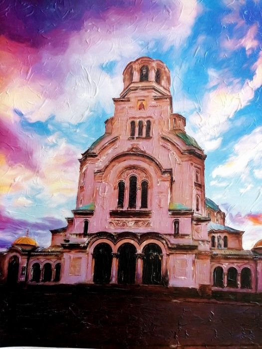 Храм-паметник „Св.Александър Невски” Ръчно нанесен релеф