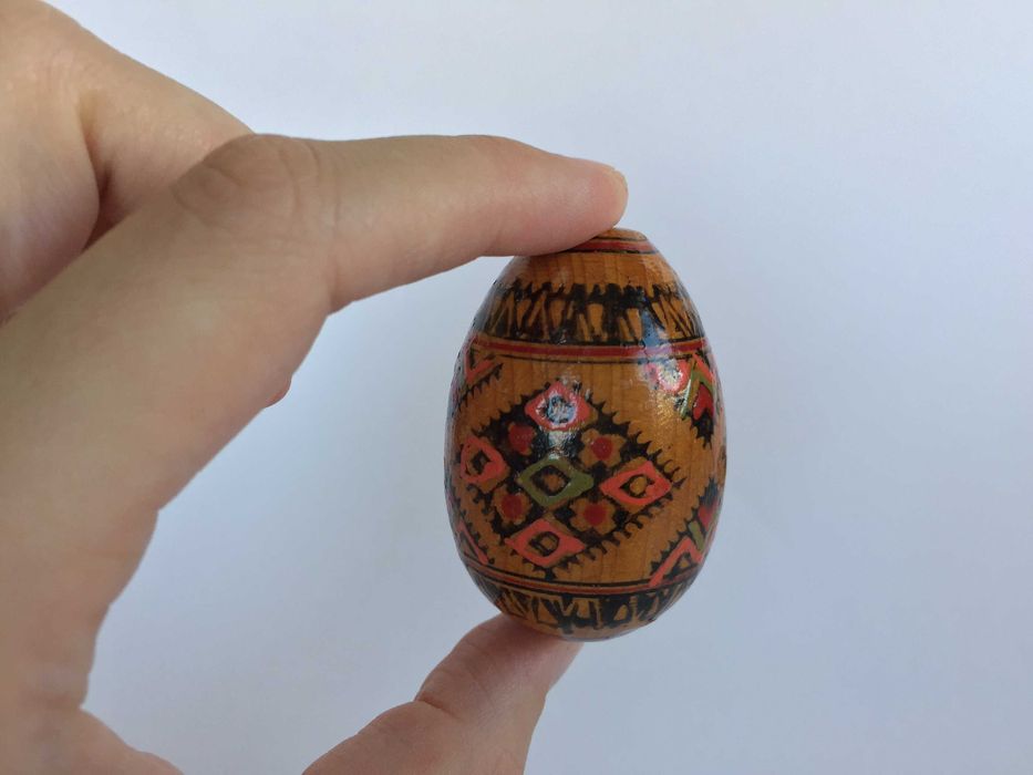 Великденско яйце, дървено №23
