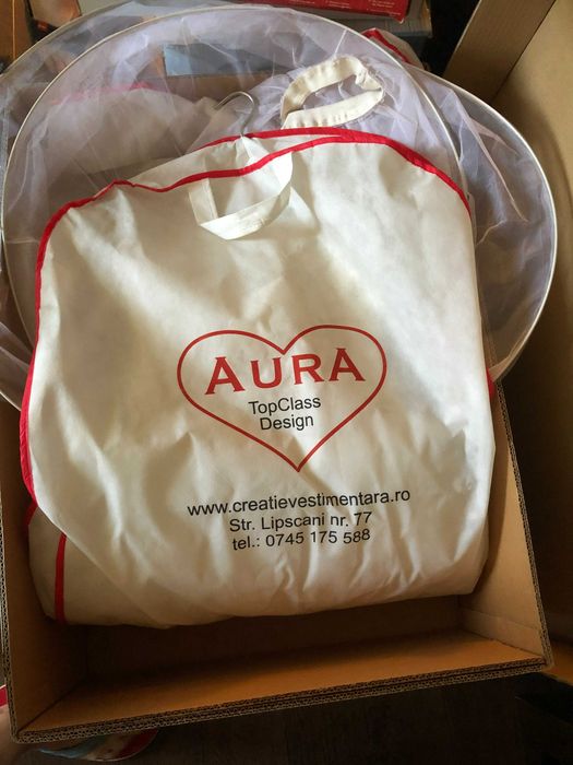 Rochie mireasa lunga / scurta Aura Radu