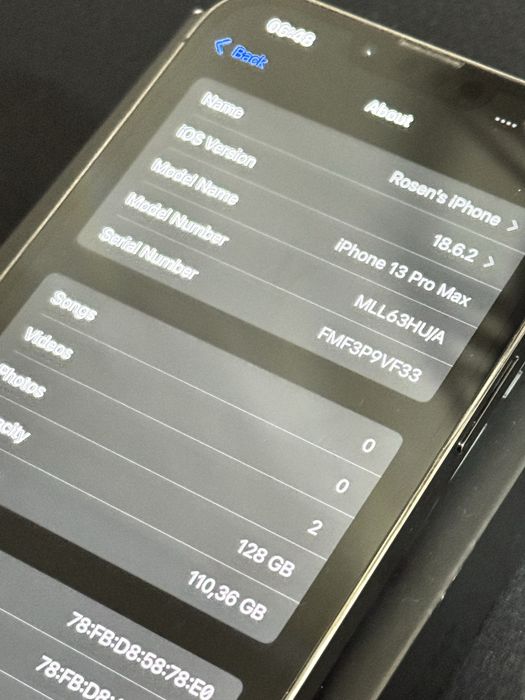 iPhone 13 Pro Max 128gb спукан гръб