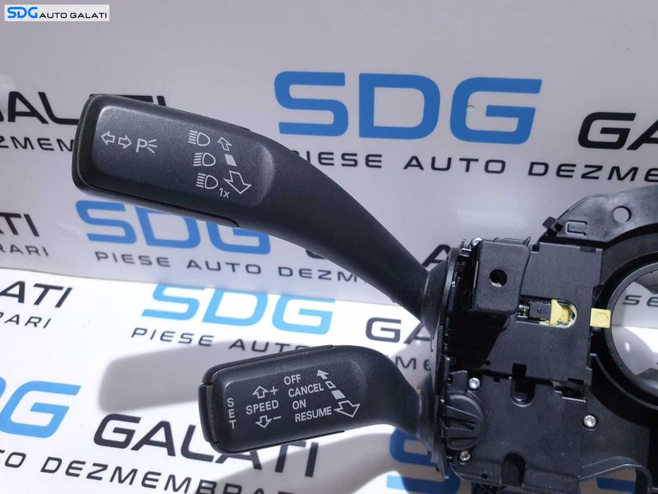 Ansamblu Bloc Lumini Semnalizare Stergatoare Tempomat Pilot Automat Audi A5 Berlina Sedan 2008 - 2017 Cod 8K0953502BC [AV1475]