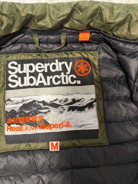 Superdry Core Down Quilted Puffer Full Zip''оригинално мъжко пухено як
