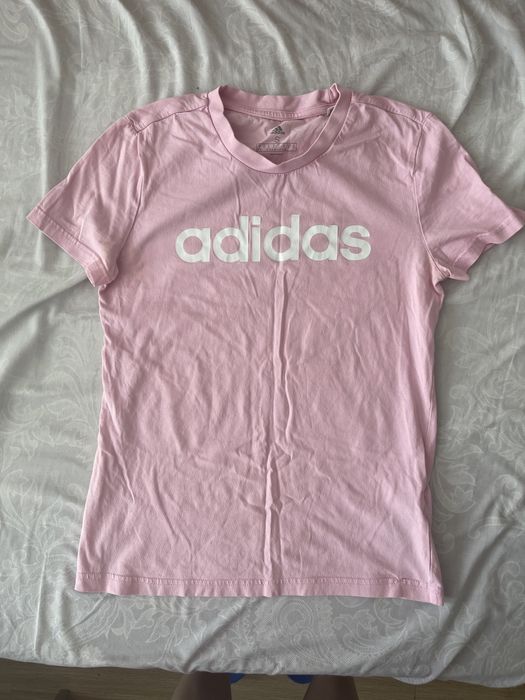 Дамски оригинален потник Reebok, розова тениска Adidas