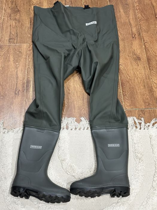 Cizme Șold / Pantaloni Pescuit Ocean Original Waders mărimea 43 - NOI