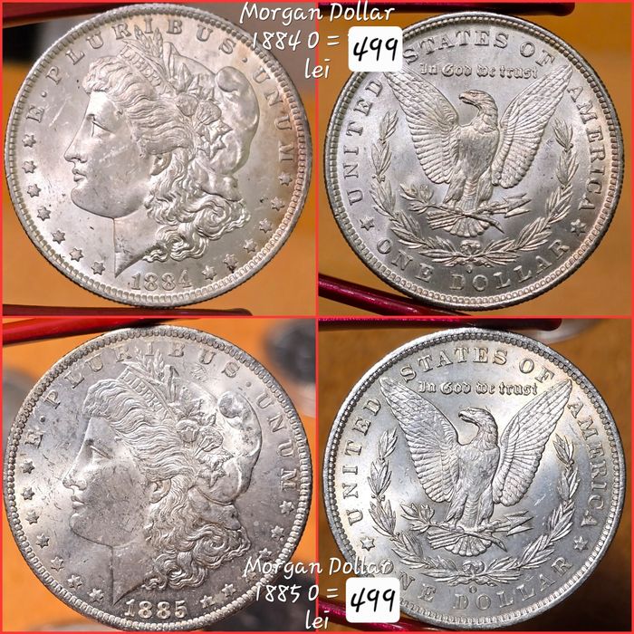 SUA Vechi Morgan Peace Dollar monede argint 90%