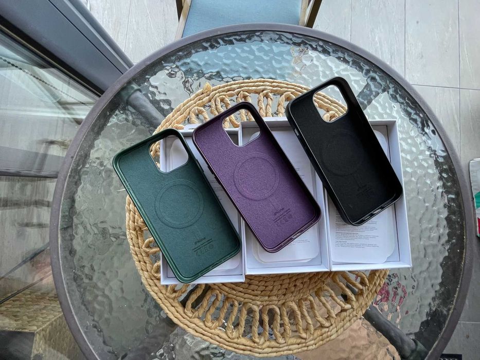 Husa de piele MagSafe iPhone 15, 15 Pro , 15 Pro Max , 15 Plus