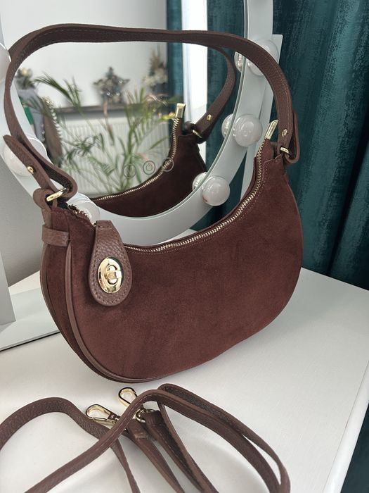 Geanta piele naturala noua