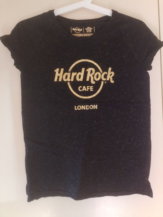 Дамска черна тениска