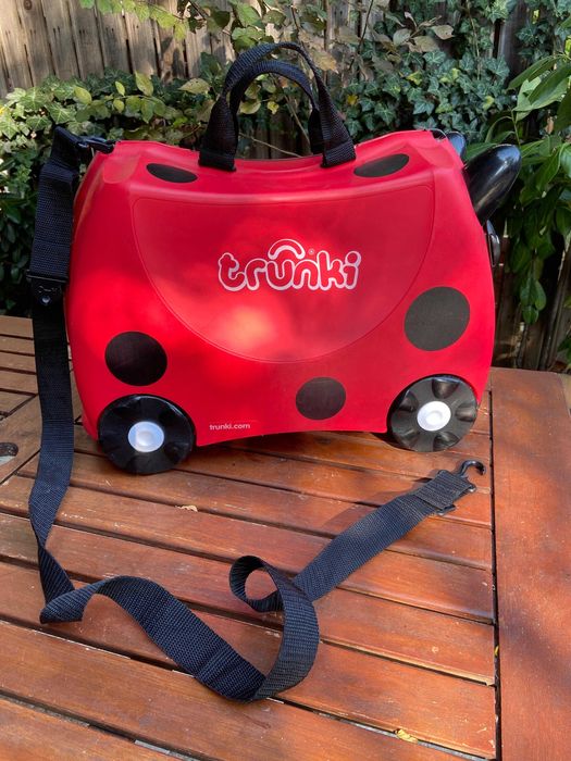 Valiza copii Trunki, Harley - Buburuza, foarte putin utilizat!