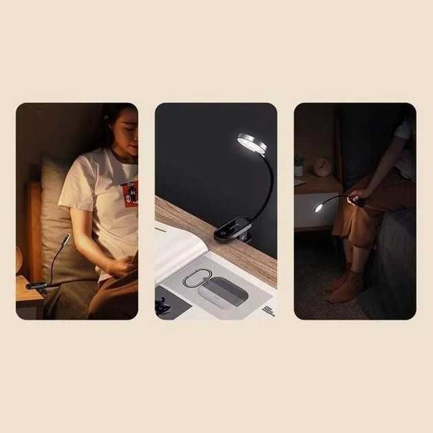 ДОСТАВКА!  Baseus Comfort  Mini Clip Lamp – мини-лампа с клипсой