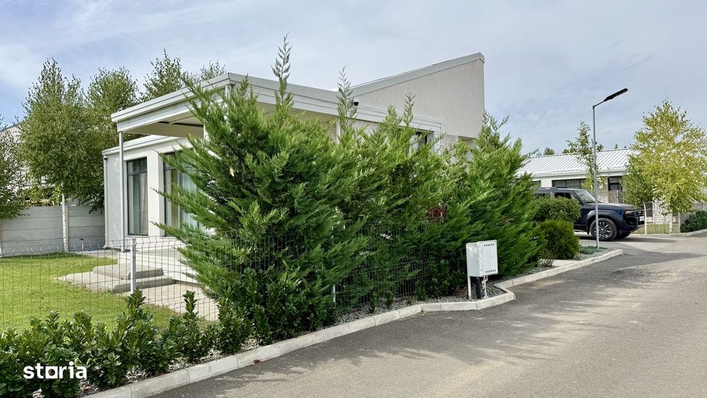 Inchiriez casa 4 cam Corbeanca, 500mp teren, cartier privat, liniște