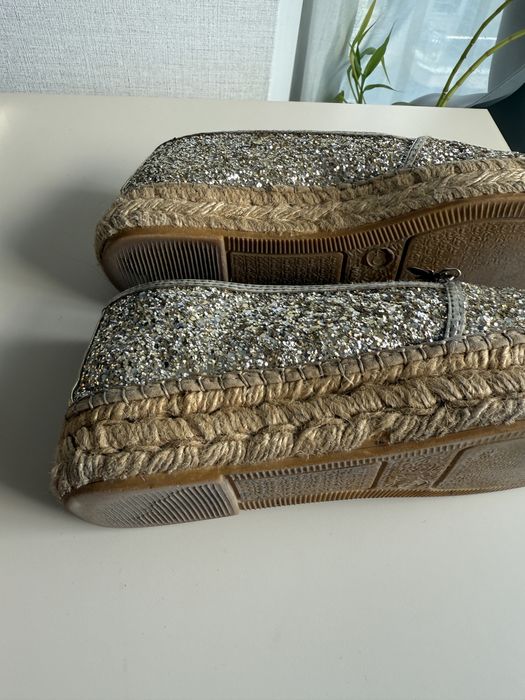 Patrizia Pepe дамски еспадрили – златисти, брокат