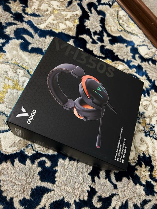 Новые игровые наушники Rapoo VH350S (Запечатанные, 7.1 звук)