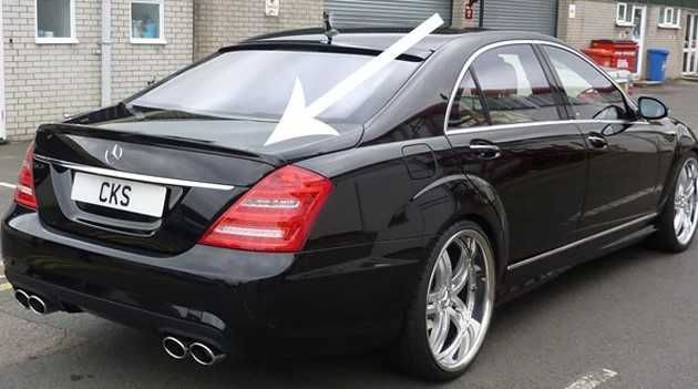 мерцедес в221 амг спойлер за багажник / mercedes s w221 amg spoiler