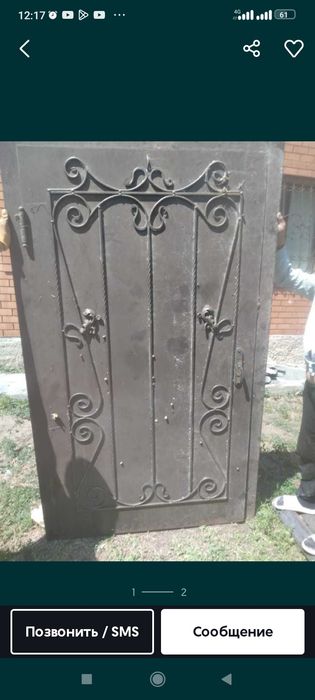 Дверь наружная массивная